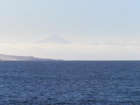 Imagen del Teide, en Tenerife, desde la Playa de Las Canteras